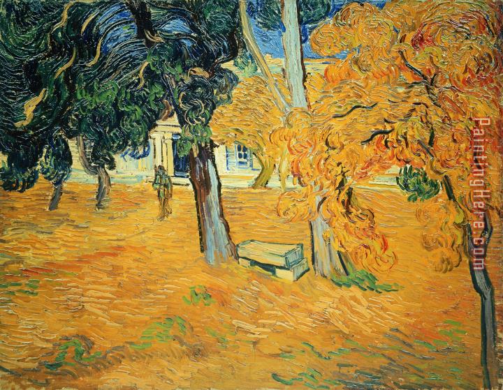 Vincent van Gogh The Park at Saint Pauls Hospital Saint Remy